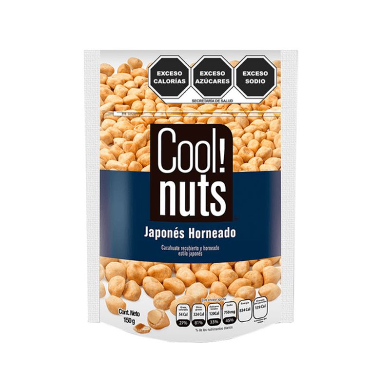 Cool Nuts Baked Japanese Peanuts 5 oz