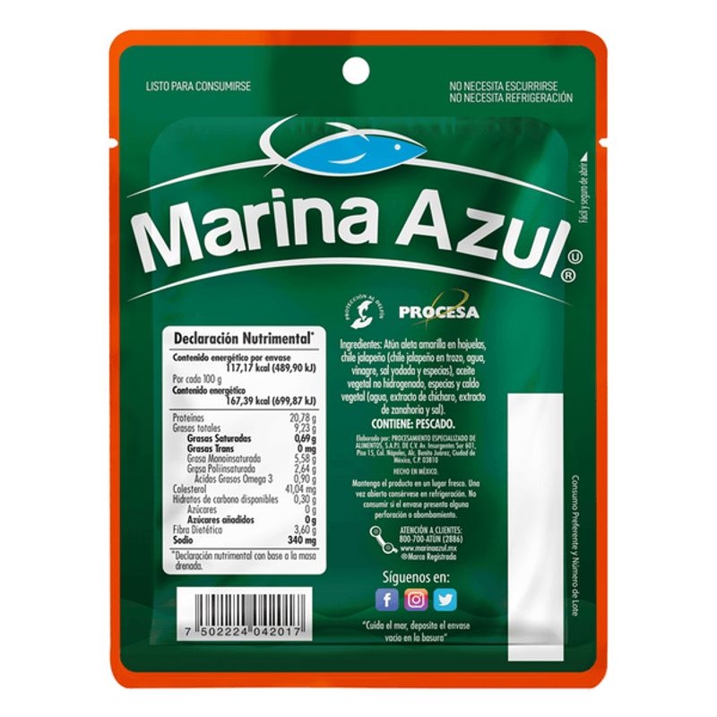 Marina Azul Tuna with Jalapeño - 3 oz