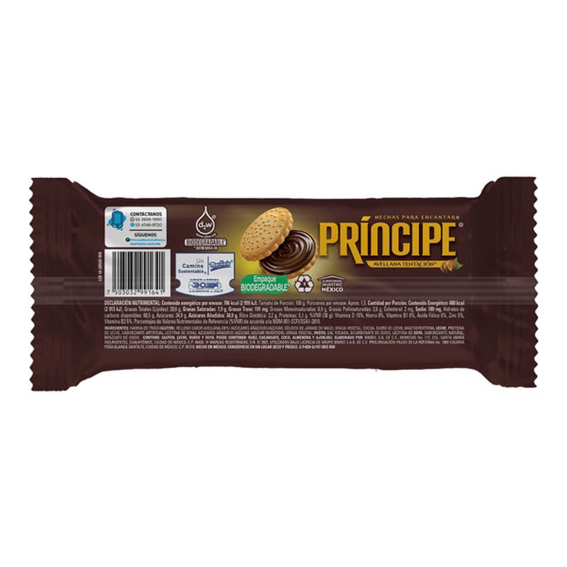 Principe Hazelnut Tube Cookie - 5 oz Main image