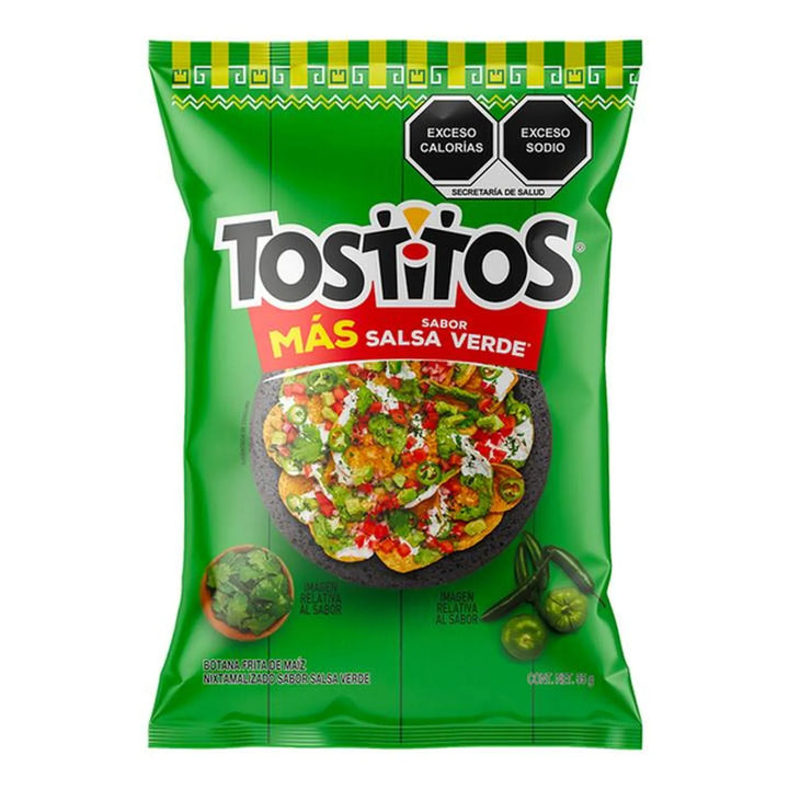 Sabritas Tostitos Salsa Verde – 2.2 oz (Box of 50)