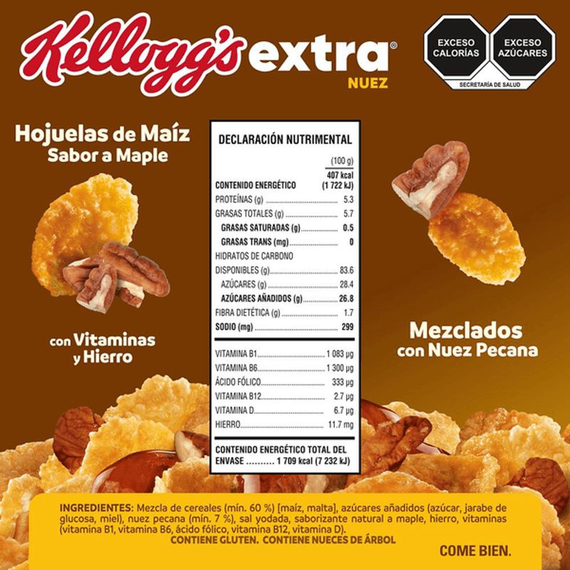 Kelloggs Extra Nuts Cereal 15 oz