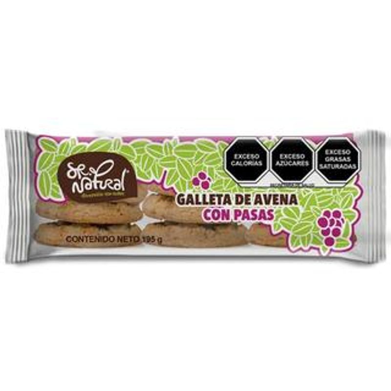 Sr Natural Oatmeal Cookies with Raisins - 7 oz Main image