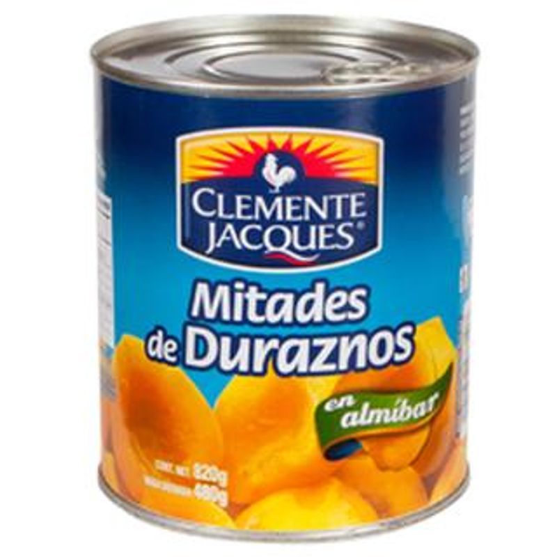 Clemente Jacques Peach Halves in Syrup 29 oz