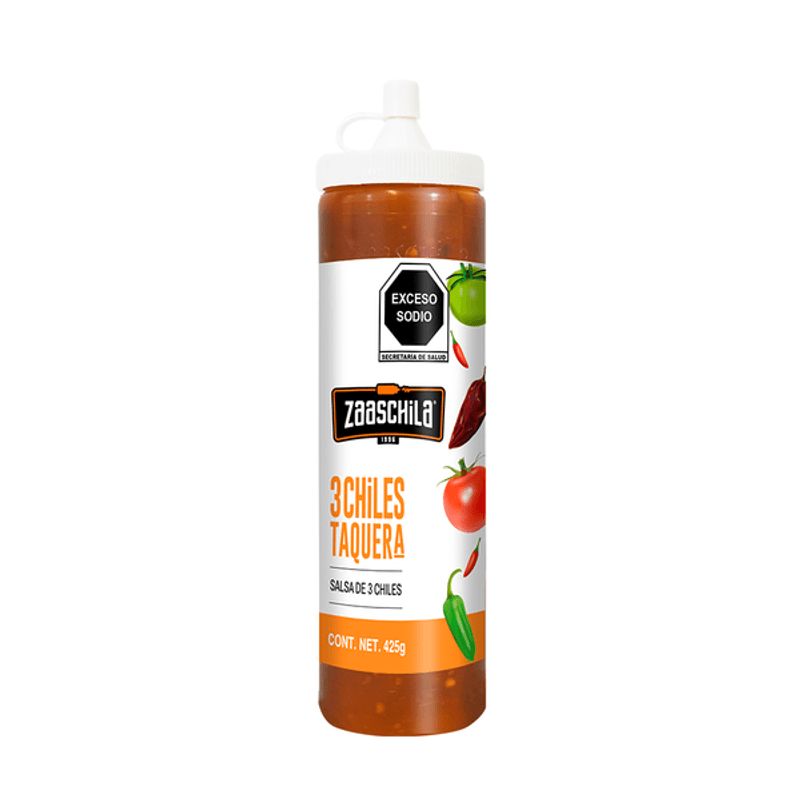 Zaaschila Homemade 3 Chiles Sauce - 15 oz Main image