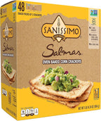 Sanissimo Salmas Baked Corn Tostadas – 48 Convenient Packs