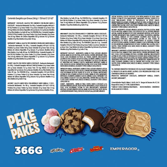 Peke pakes Assorted Cookies - 13 oz