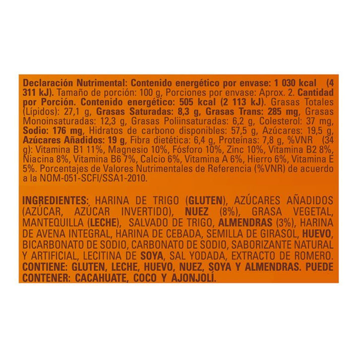 Bimbo Multigrain Nut Cereal Bar 7 oz