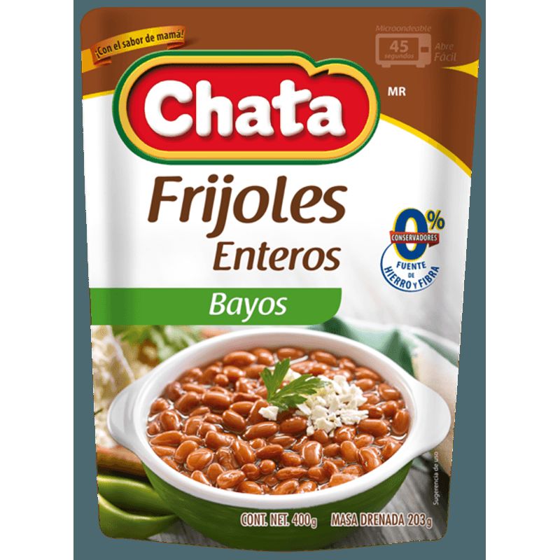 Chata Whole Bayo Beans, 14 oz Main image