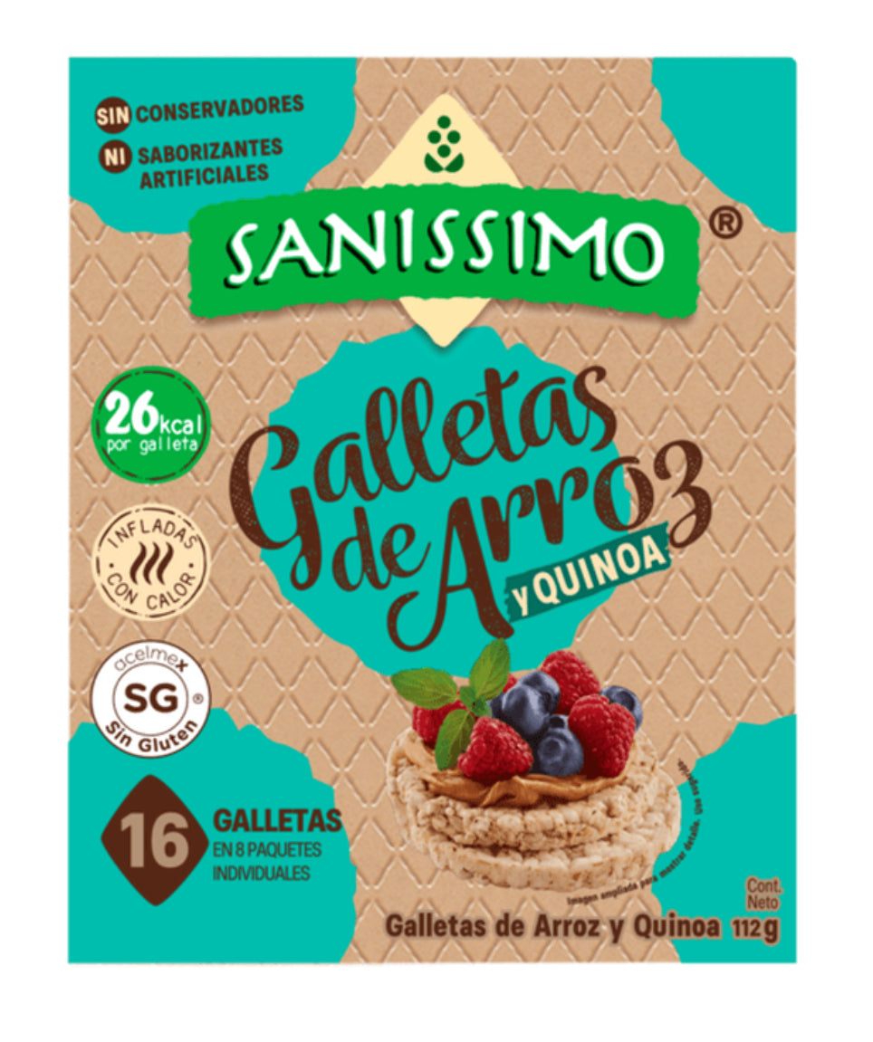 Sanissimo Rice Quinoa Cookies - 4 oz