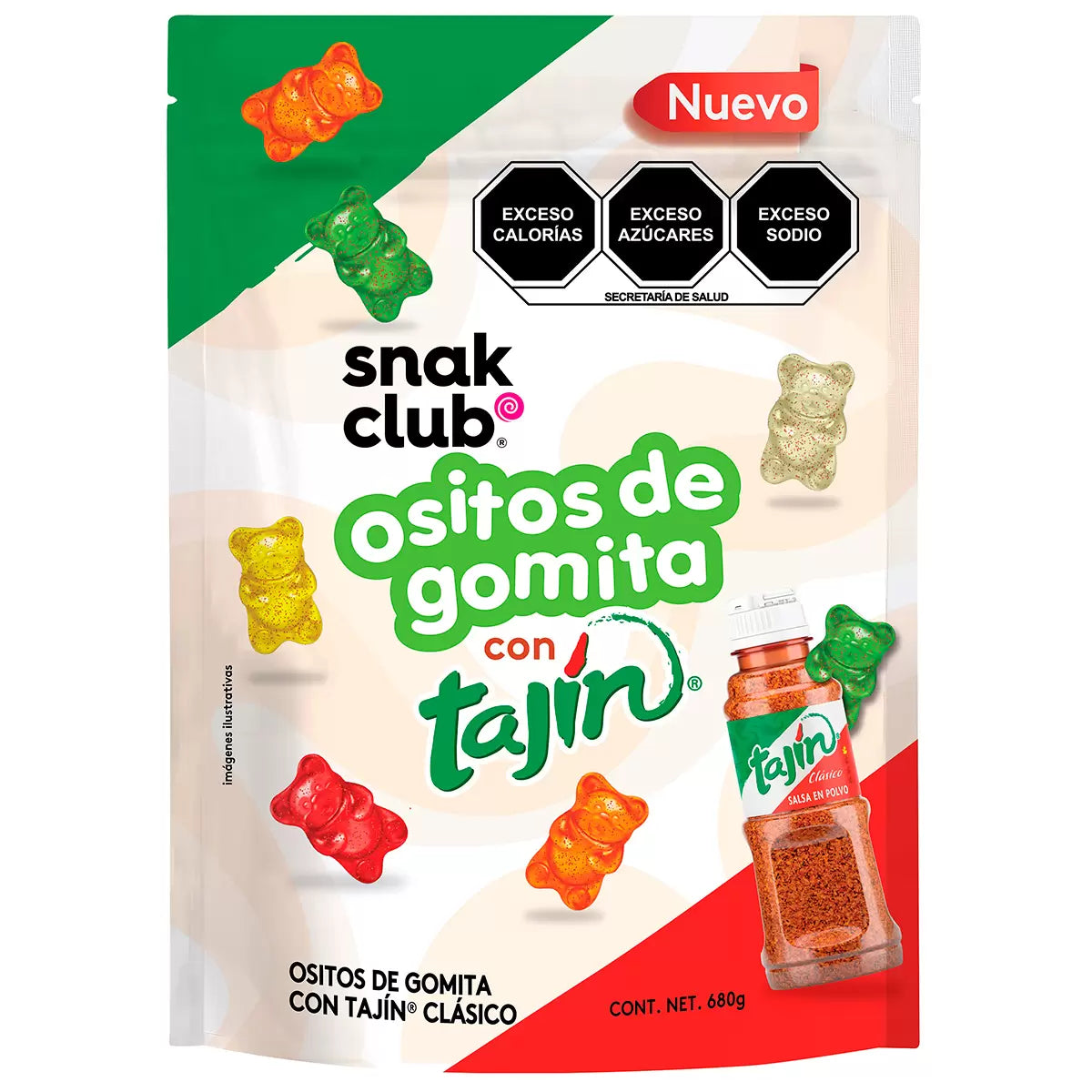 Snak Club Gummy Bears with Tajín - 24 oz Main image