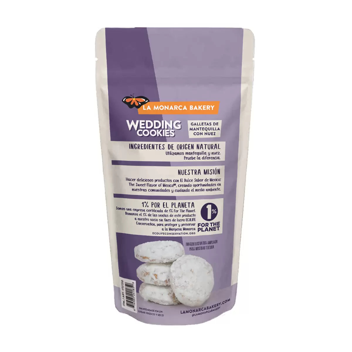 La Monarca Bakery Powdered Cookies - 16 oz