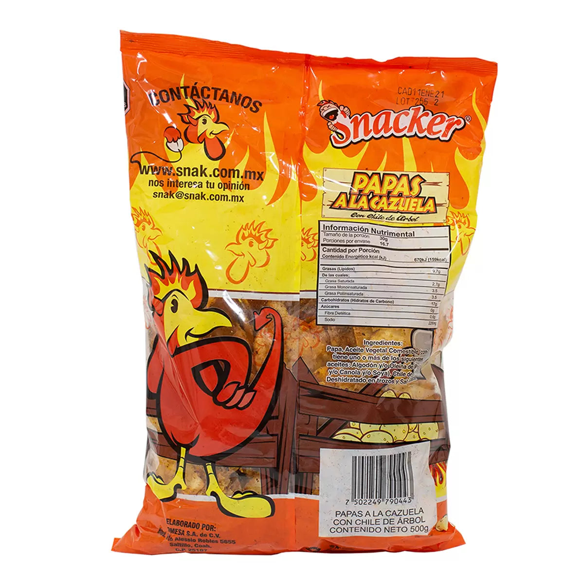 Snacker Kettle-Cooked Potato Chips with Chile de Árbol - 18 oz Secondary image