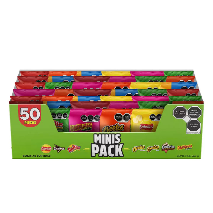 Sabritas Assorted Mini Chips - 50 Pieces