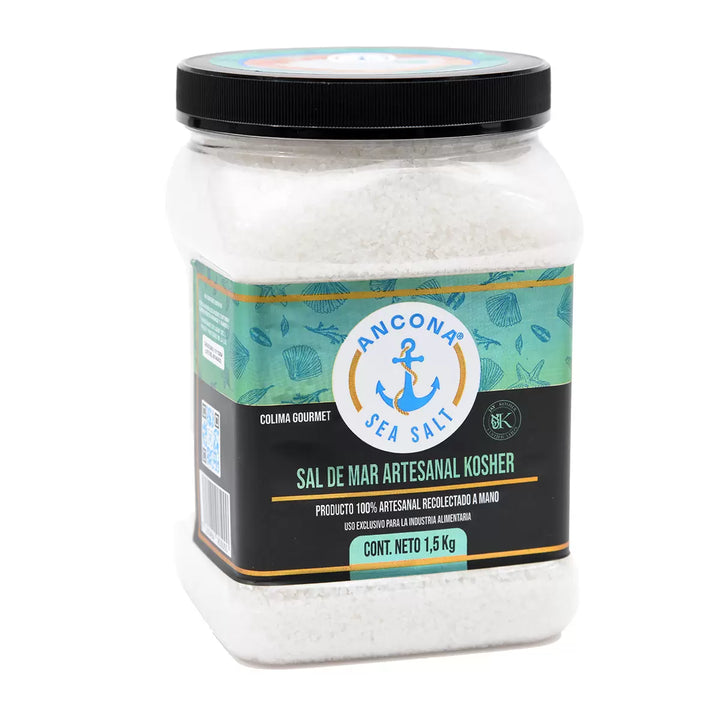 Ancona Artisan Kosher Sea Salt – 3.3 lbs