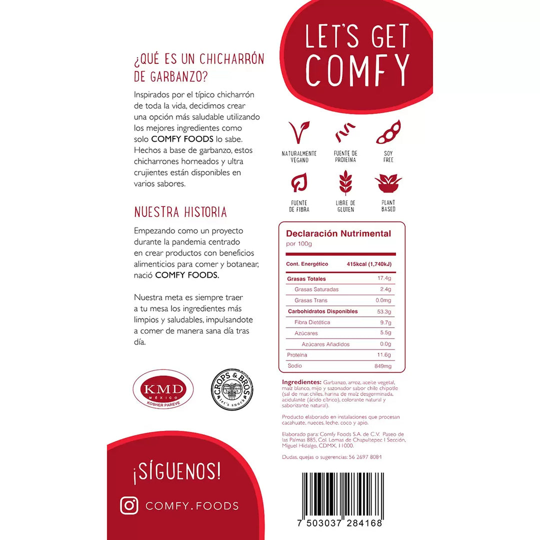 Comfy Foods Chickpea Chicharrón - 21 oz