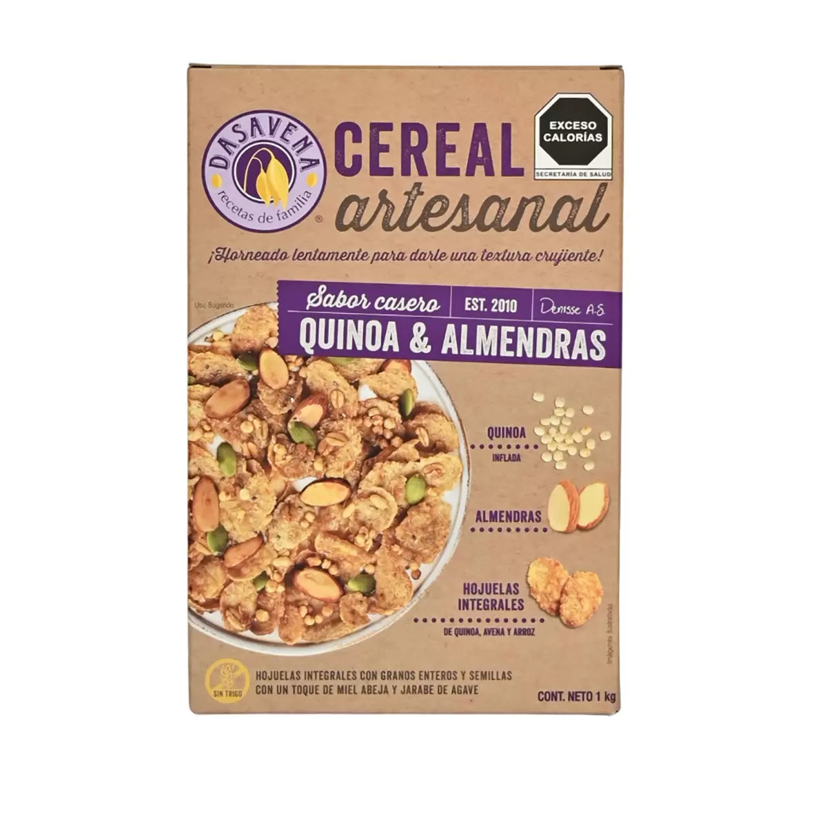 Dasavena Quinoa & Almond Cereal – 36 oz Main image