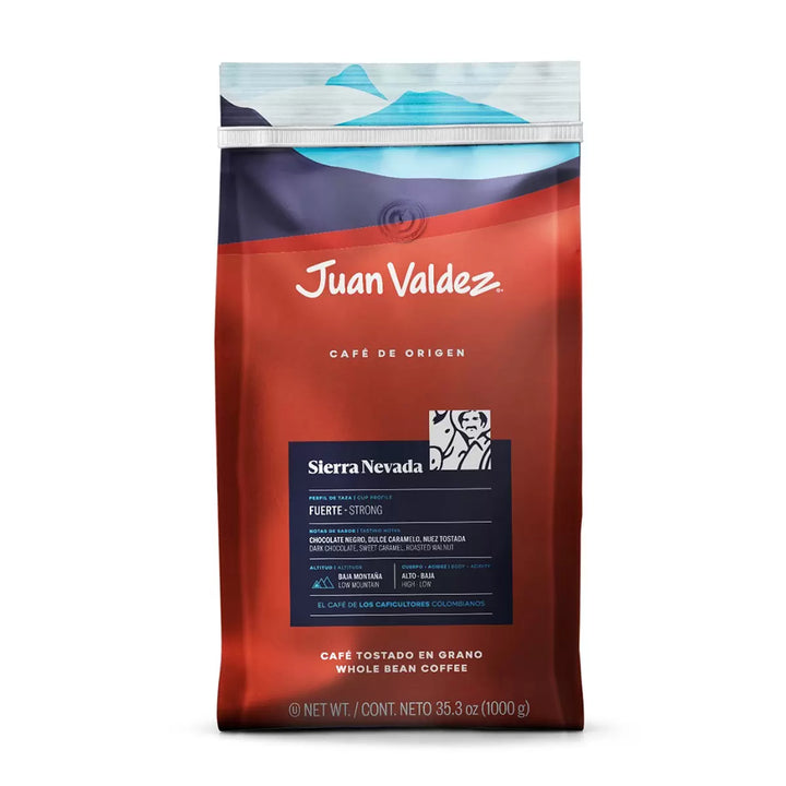 Juan Valdez Sierra Nevada Whole Bean Coffee - 2.2 lbs