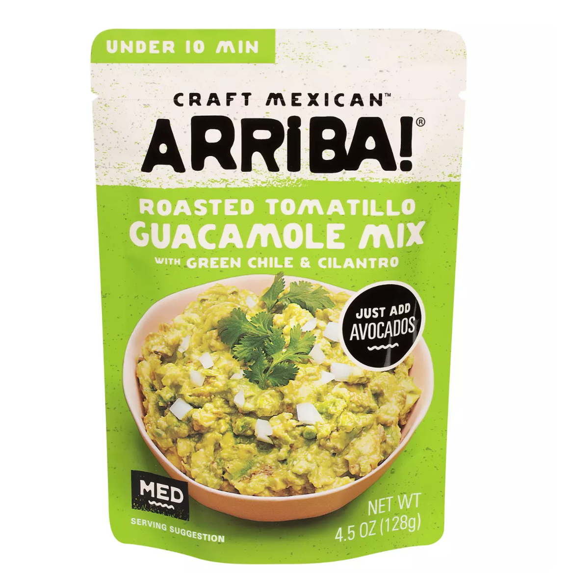 Arriba! Craft Mexican Roasted Tomatillo Guacamole Mix 4.5 oz