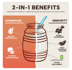 Salud Hydration + Immunity Drink Mix Stick Packs - Paloma