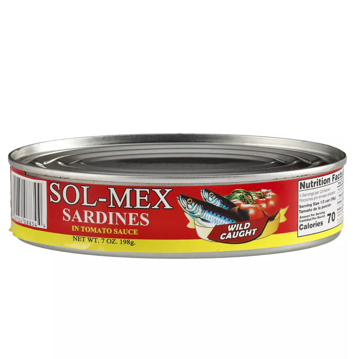 Sol-Mex Sardines in Tomato Sauce 7 oz Main image