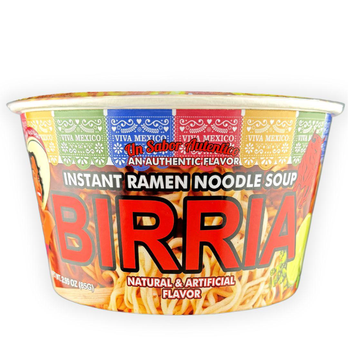 Cielo Fresh Foods Un sabor Autentico Birria Instant Ramen Noodles 2.82 oz