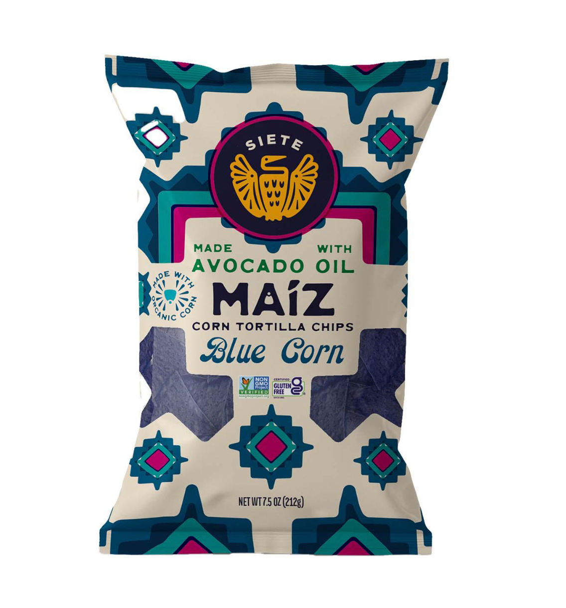 Siete Blue Corn Tortilla Chips 7.5 oz Main image