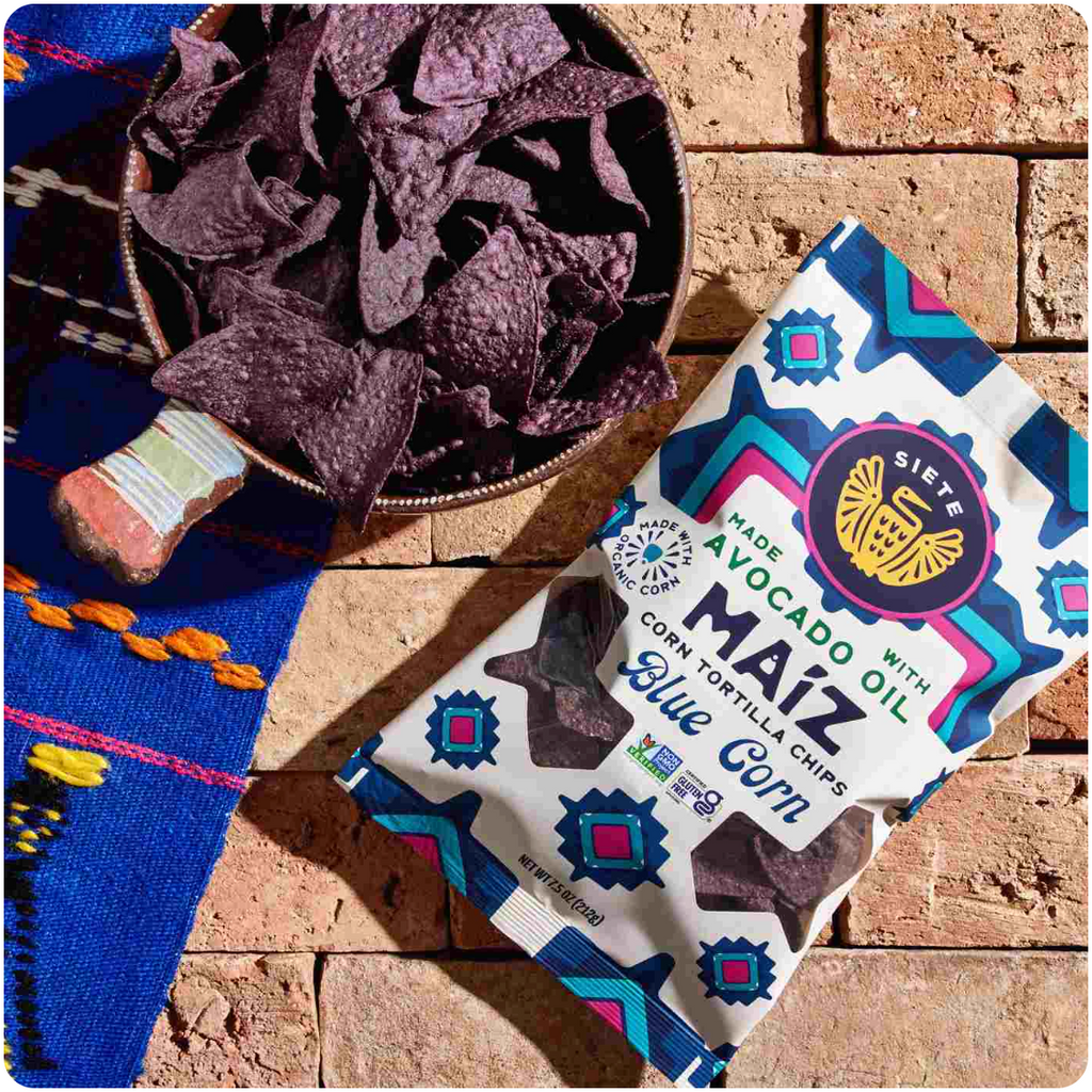 Siete Blue Corn Tortilla Chips 7.5 oz