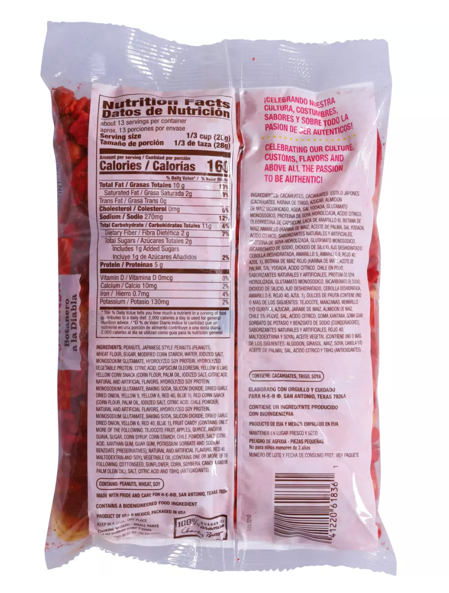 HEB Mi Tienda Botanero a la Diabla Snack Mix 13 oz