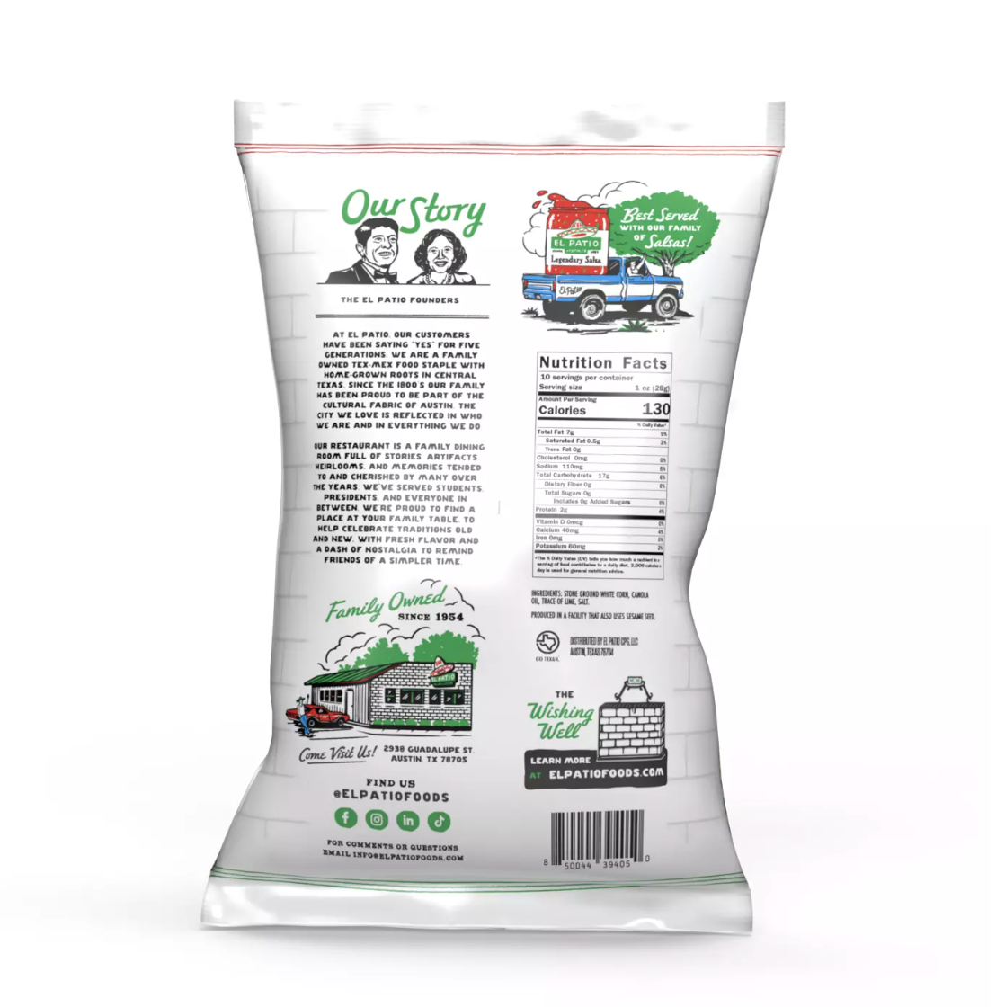 El Patio Salted Tortilla Chips 10 oz Secondary image