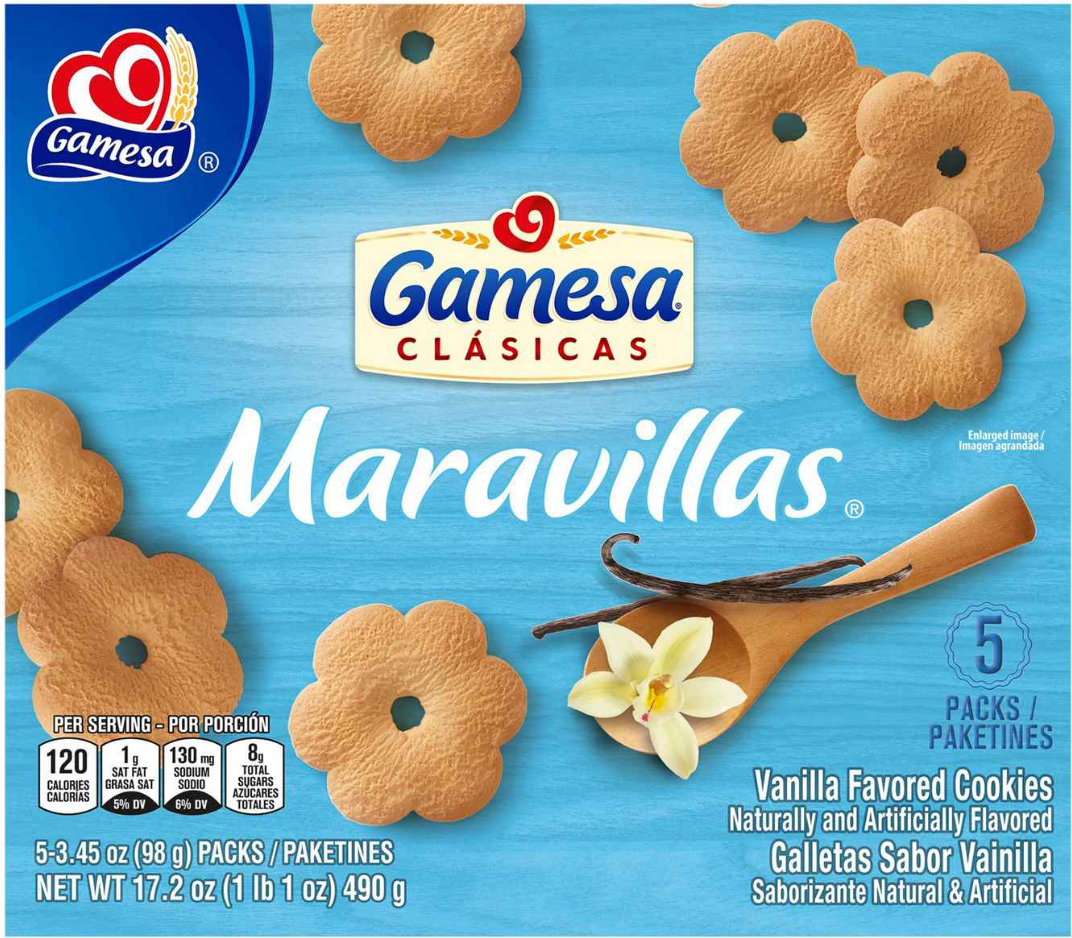 Gamesa Maravillas Vanilla Cookies 17.2 oz Main image