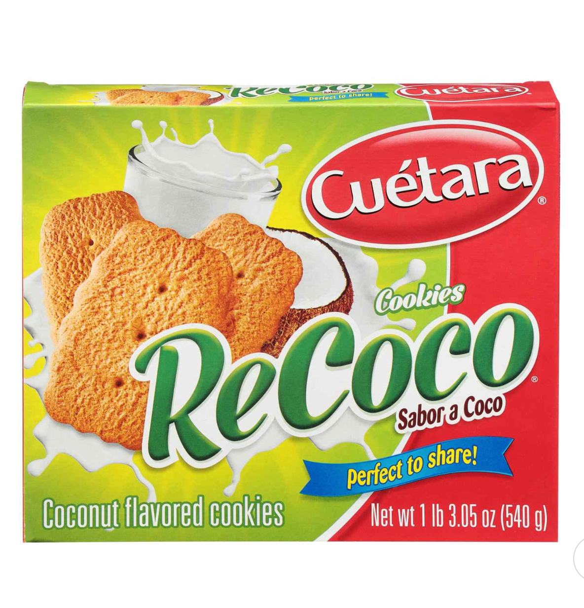 Cuetara ReCoco Coconut Cookies 1 lb Main image