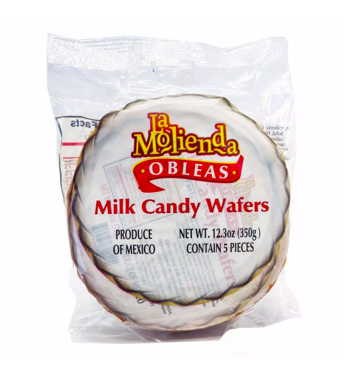 La Molienda Obleas Milk Candy Wafers 12.3 oz Main image