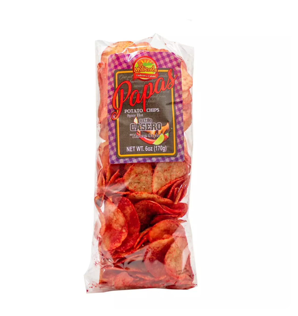 La Molienda Homemade Style Spicy Potato Chips 6 oz Main image