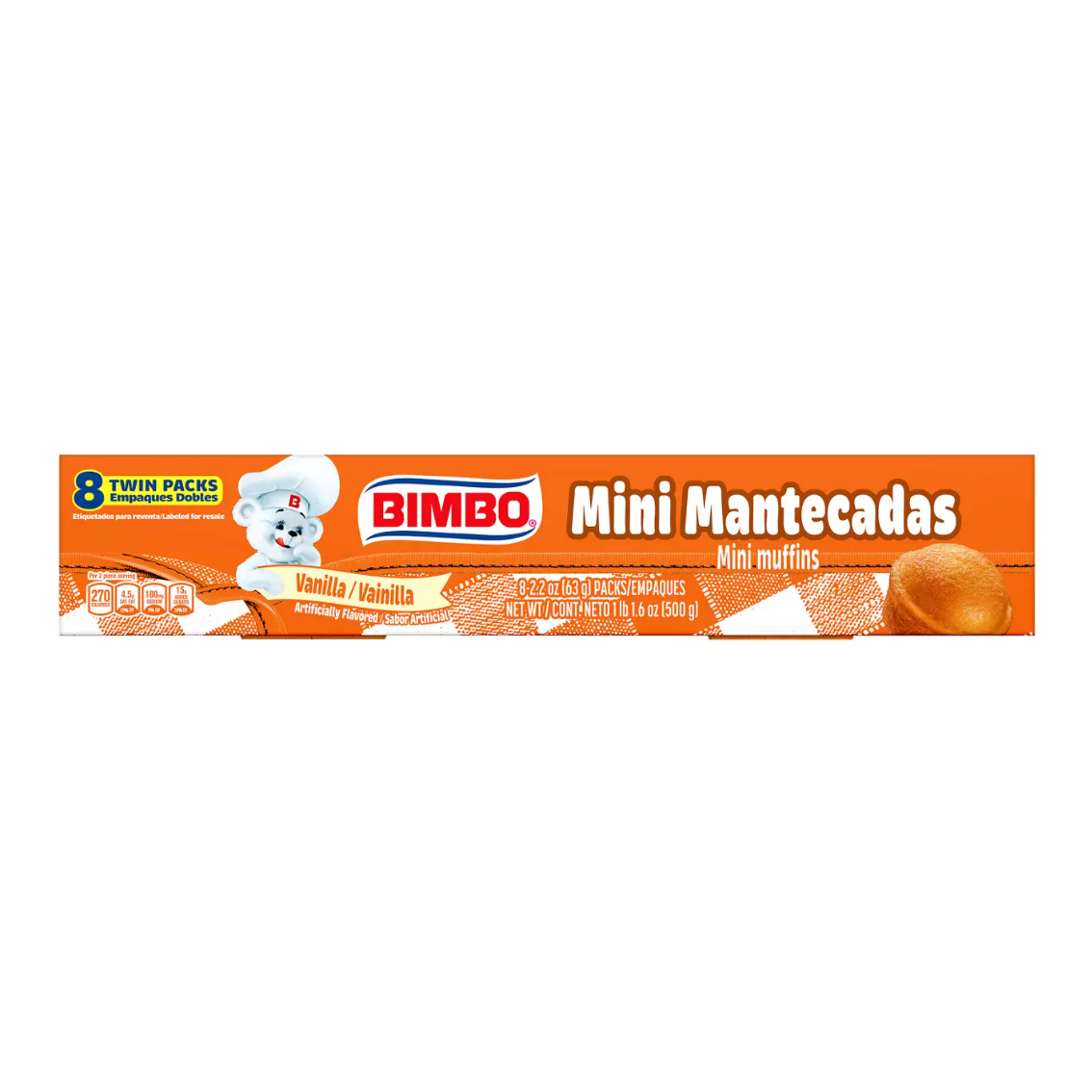 Bimbo Vanilla Mini Muffins Twins Packs Secondary image