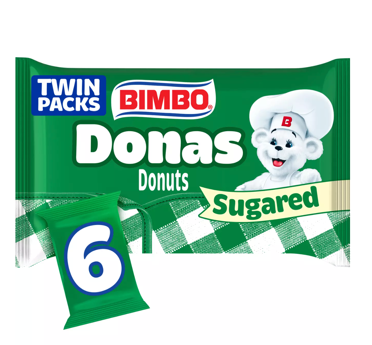 Bimbo Sugared Donuts 6 Twin Packs Main image