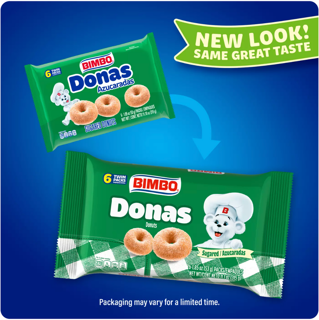 Bimbo Sugared Donuts 6 Twin Packs