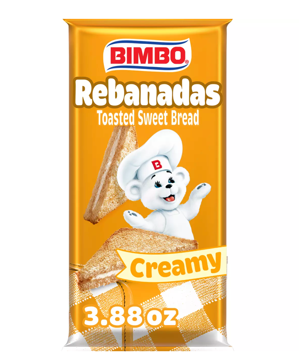 Bimbo Rebanadas Creamy Toasted Sweet Bread 3.88 oz