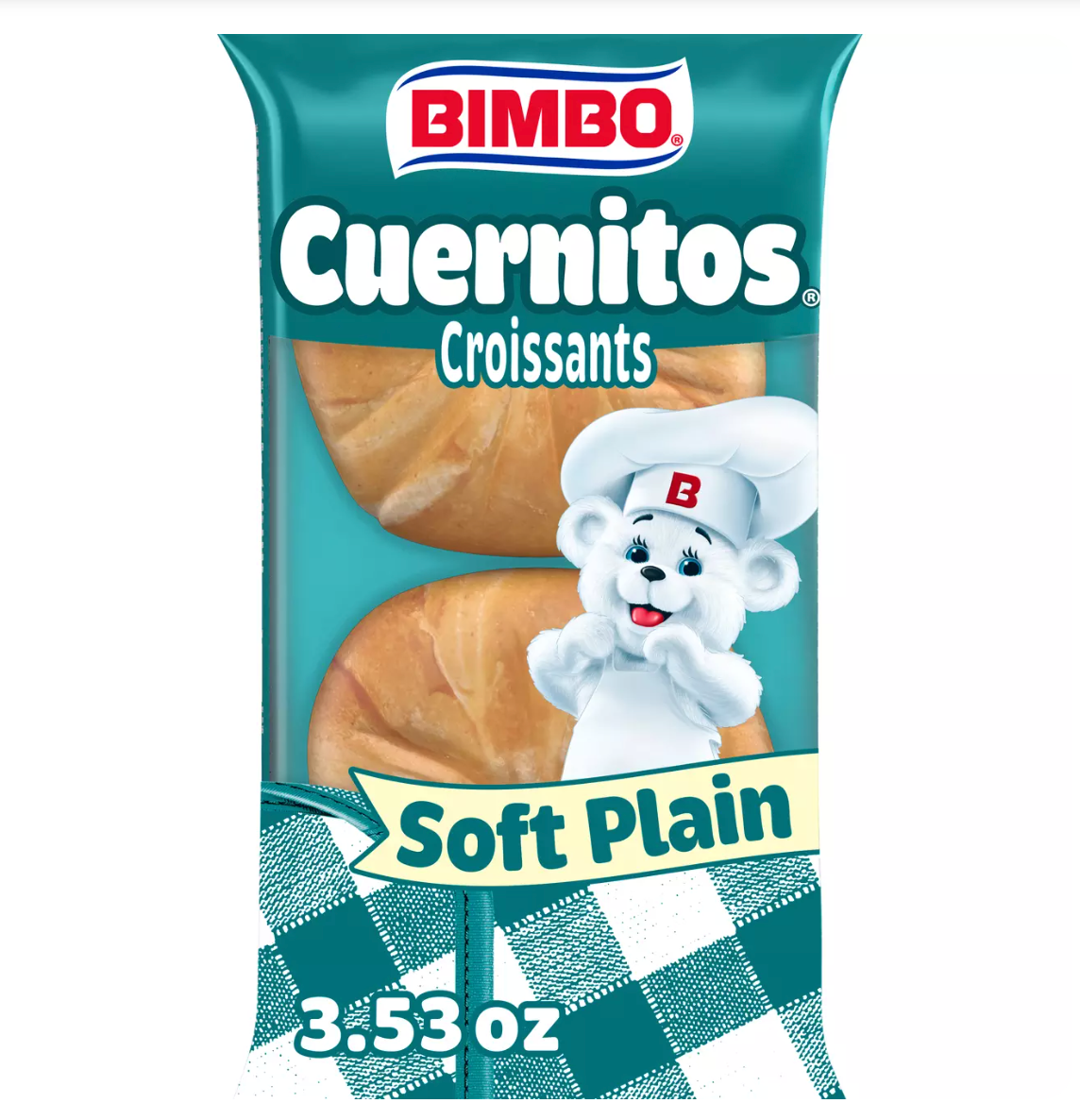 Bimbo Cuernitos Soft Plain Croissants 3.53 oz