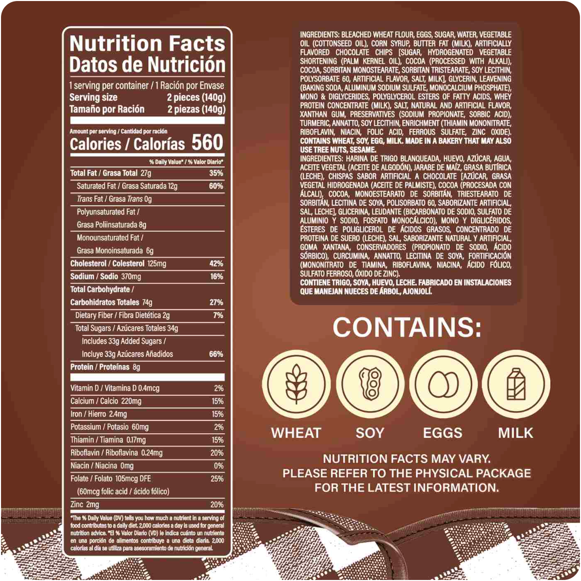 Bimbo Panquecitos Chocolate Chip Mini Pound Cakes 4.94 oz