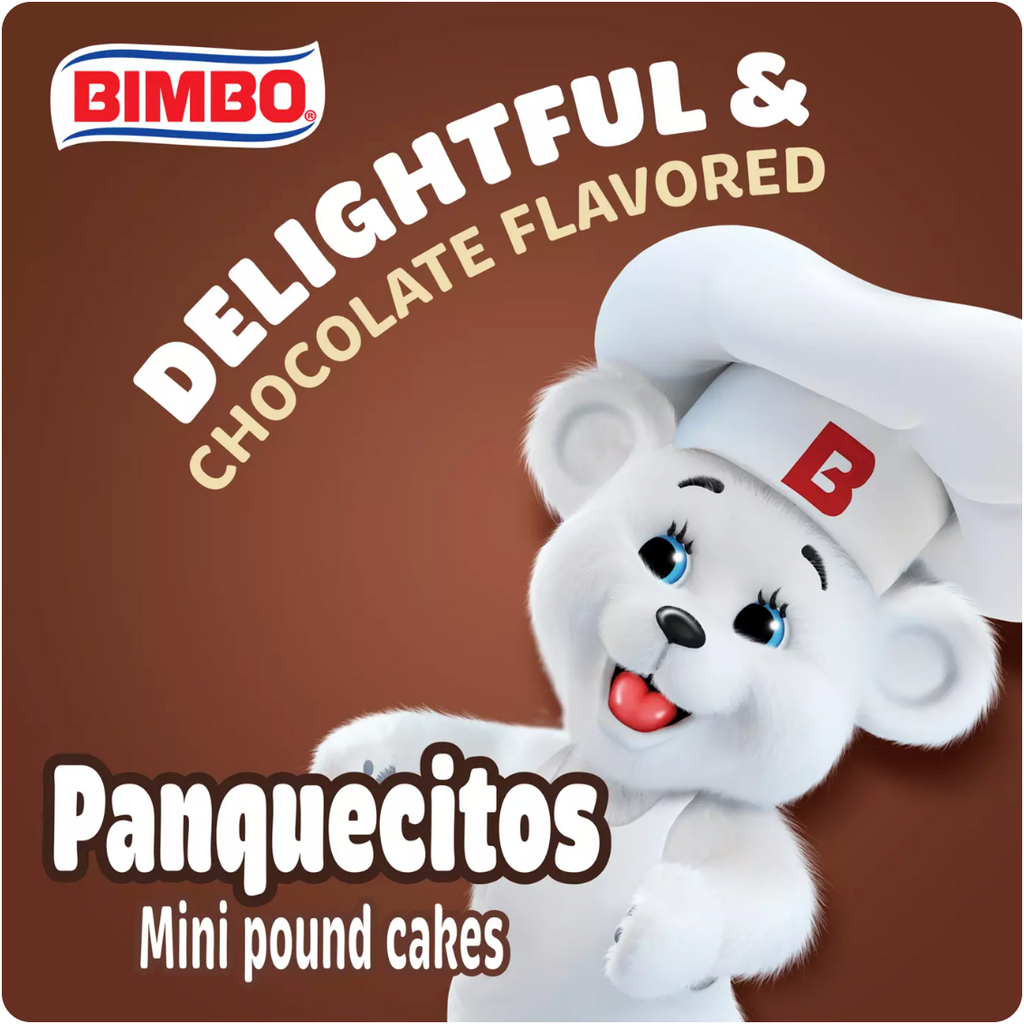 Bimbo Panquecitos Chocolate Chip Mini Pound Cakes 4.94 oz