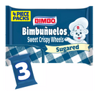 Bimbo Bimbuñuelos Sweet Crispy Wheels Snack Packs