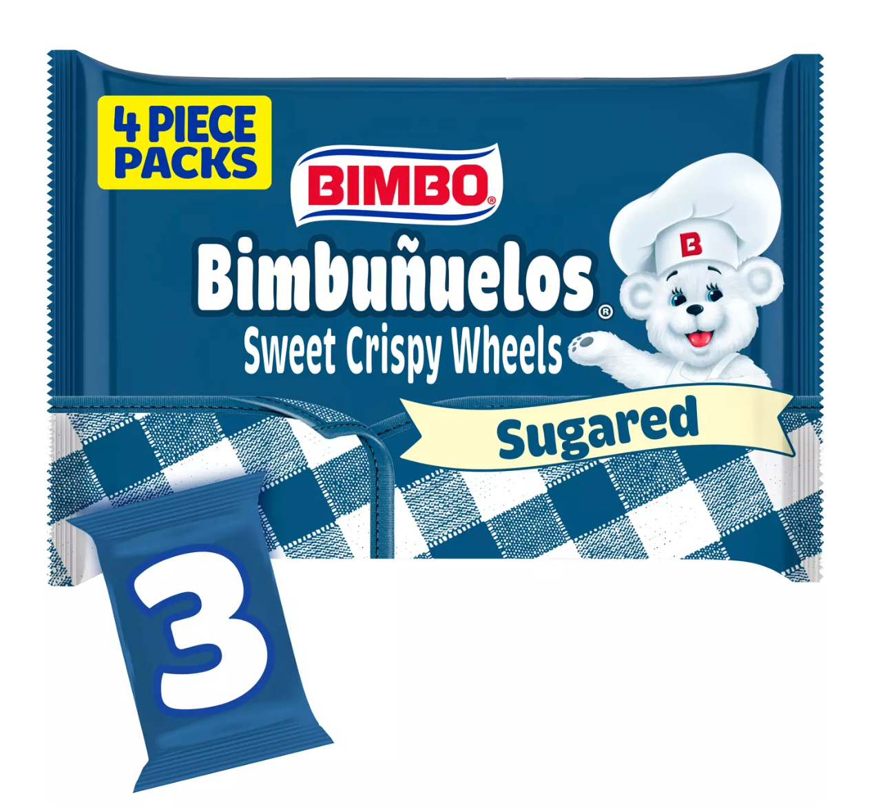Bimbo Bimbuñuelos Sweet Crispy Wheels Snack Packs