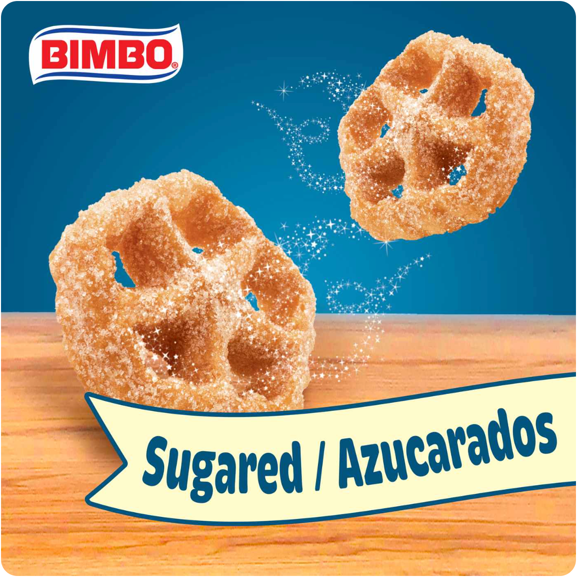 Bimbo Bimbuñuelos Sweet Crispy Wheels Snack Packs