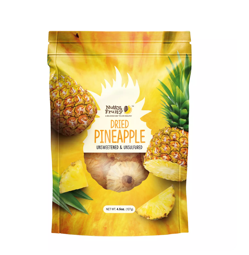 Nutty & Fruity Dried Pineapple 4.5 oz