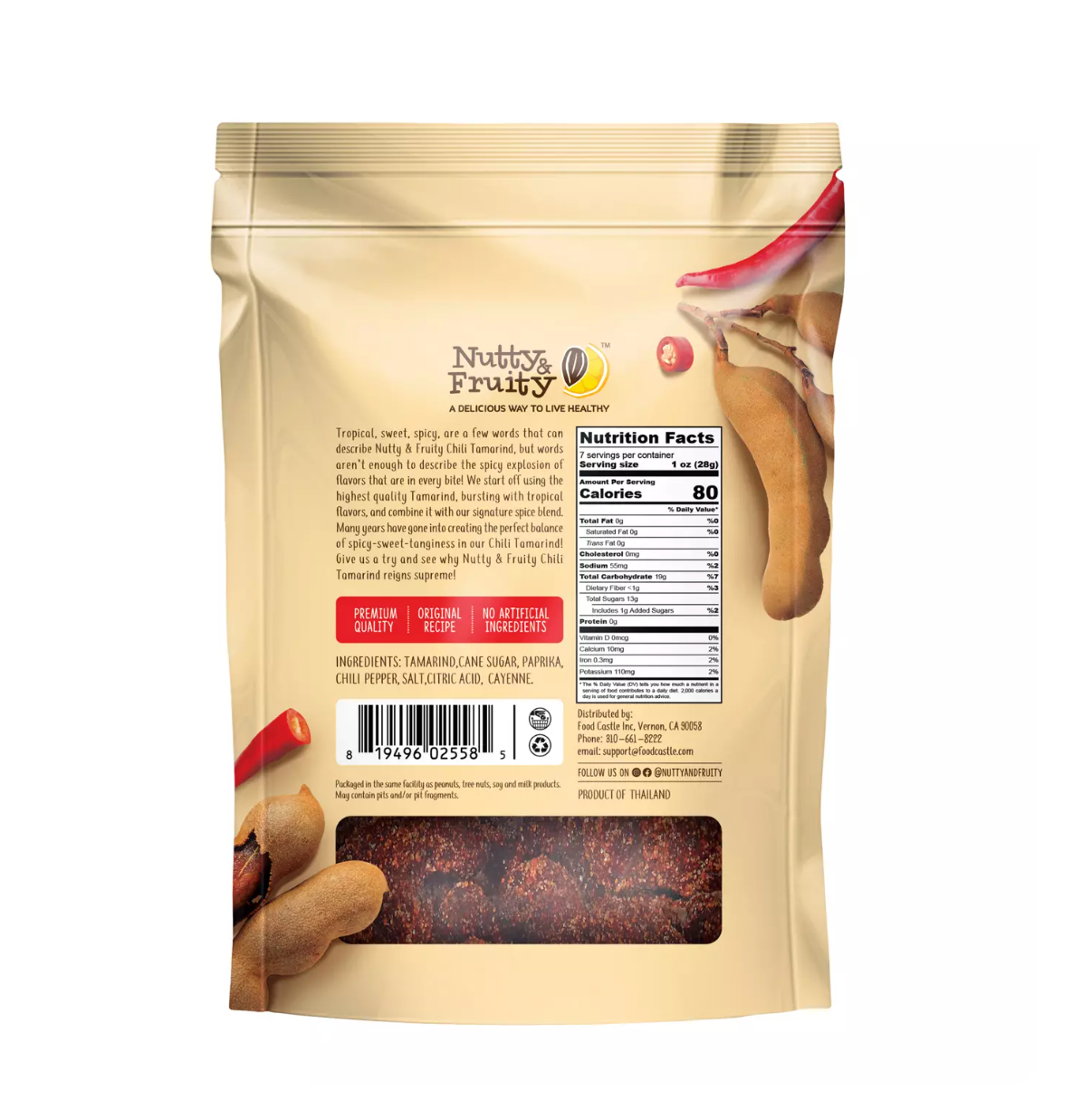 Nutty & Fruity Chili Tamarind Bites 7 oz Secondary image