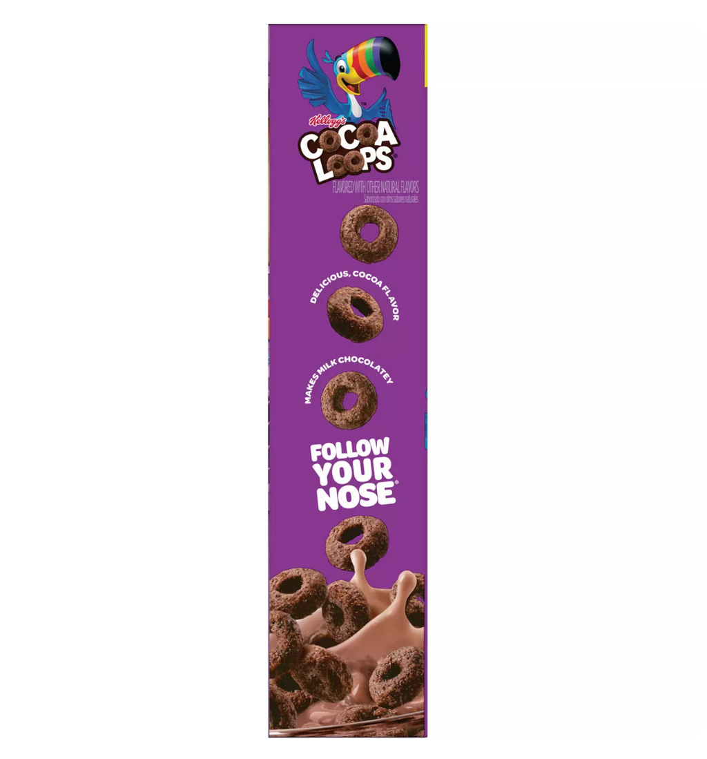 Kellogg's Cocoa Loops Cereal - Family Size 16.6 oz