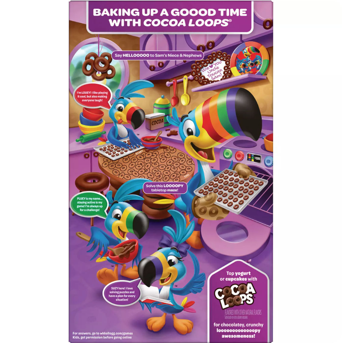Kellogg's Cocoa Loops Cereal - Family Size 16.6 oz