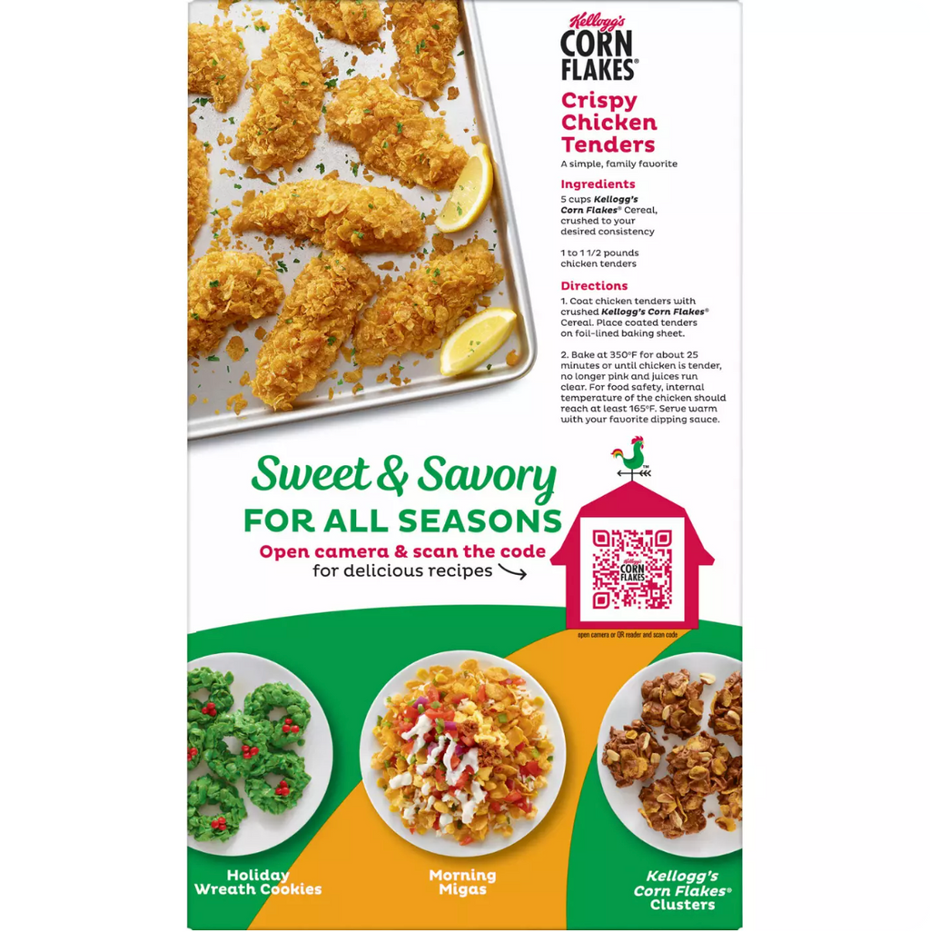 Kellogg's Corn Flakes Original Cereal 18 oz