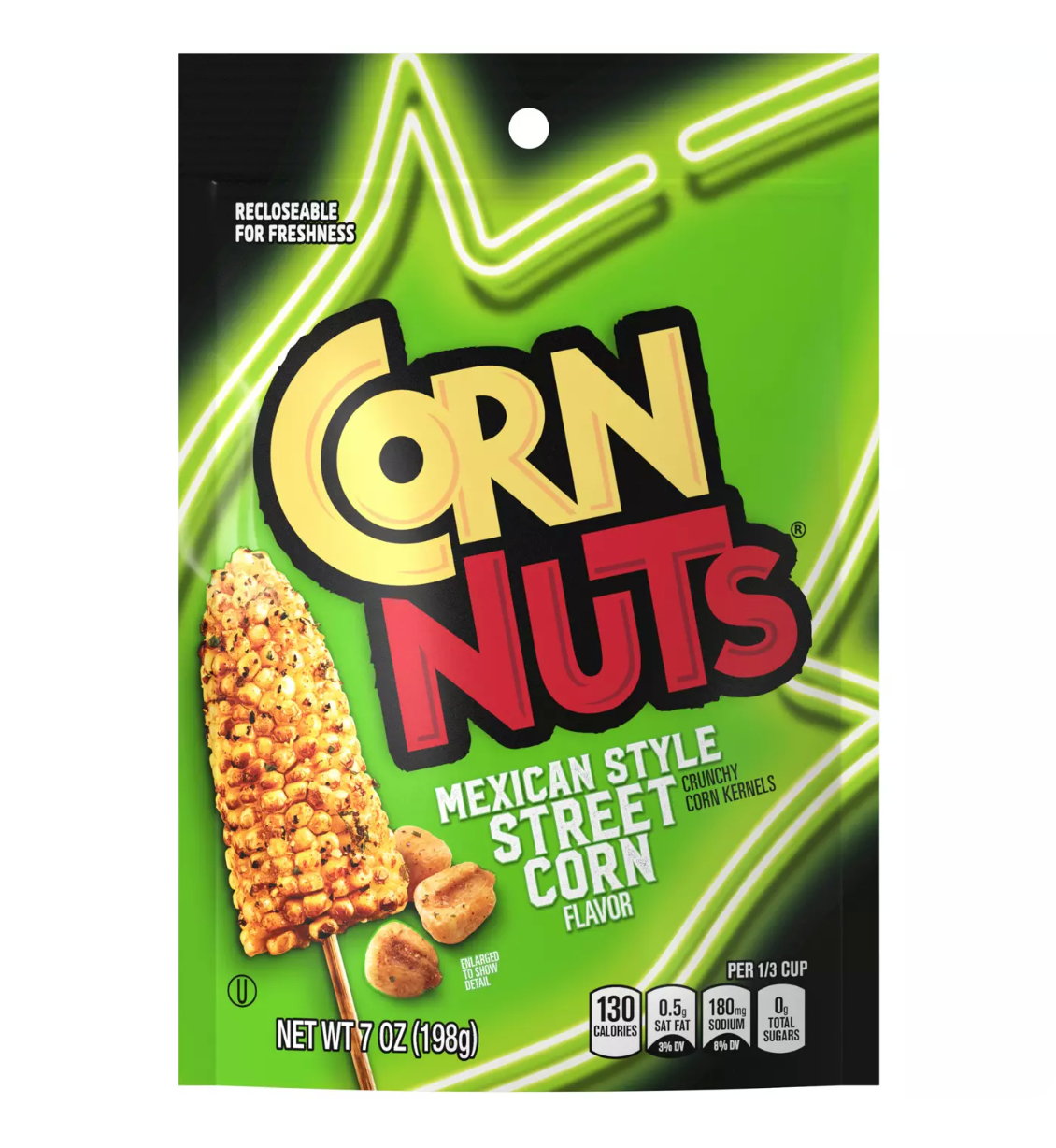 Corn Nuts Mexican Street Corn Crunchy Corn Kernels – 7 oz
