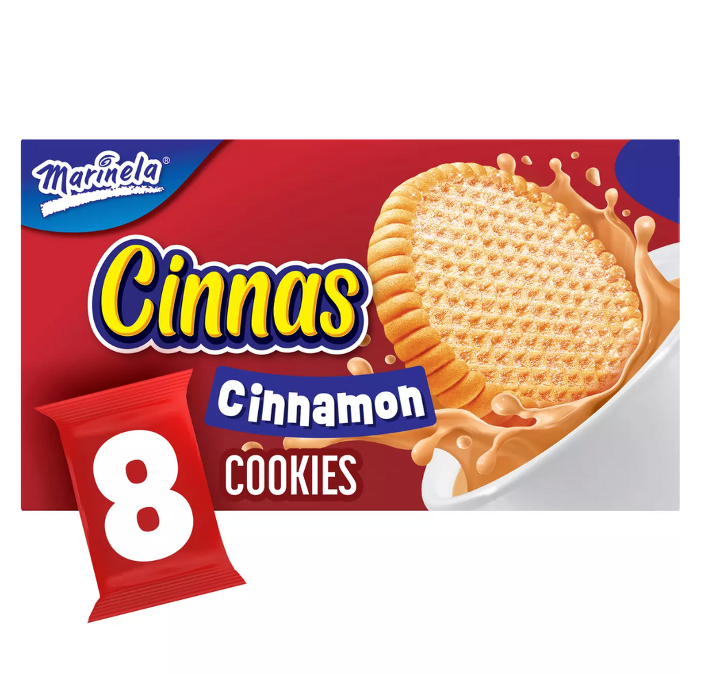 Marinela Cinnas Cinnamon Cookies Snack Packs 8 ct